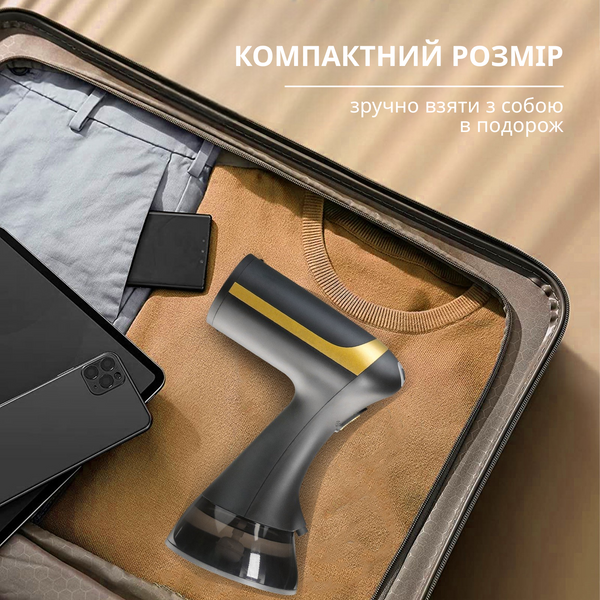 Вертикальний відпарювач для одягу GS-02. Ручна парова праска для одягу та текстилю 2в1. Переоцінка GS-02-sample фото