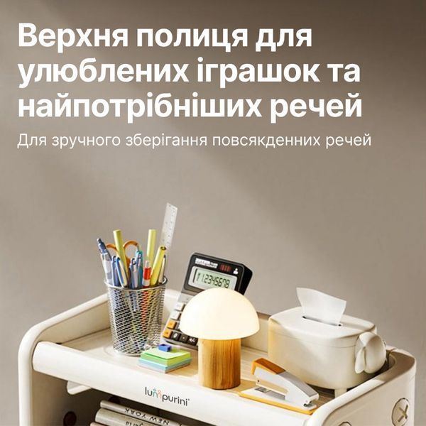 Органайзер для игрушек, книг и вещей Lumpurini Edgarda, 4 яруса. Стеллаж-полка в детскую YYSC2301 фото