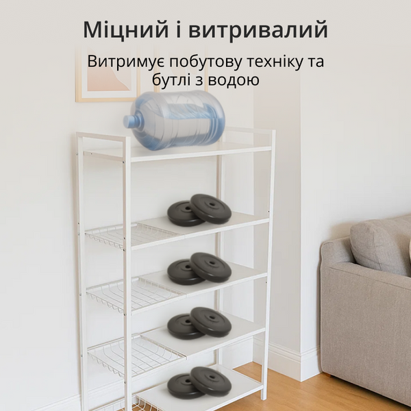 Стелаж металевий з ящиками, стелаж для гаража, 4 яруси BIGZD4 фото