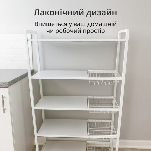 Стелаж металевий з ящиками, стелаж для гаража, 4 яруси BIGZD4 фото