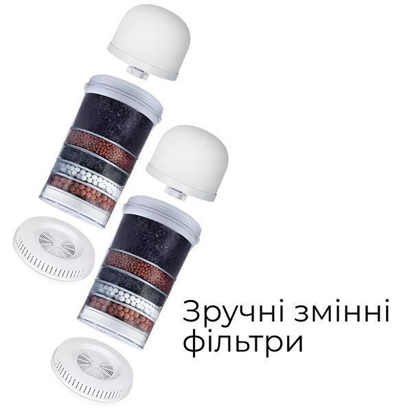 6-ступенчатый очиститель воды Doctor-101. Бутыль с фильтром и краном для наливания воды на 14л SM-203 фото