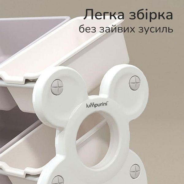 Органайзер для игрушек и вещей Lumpurini Michele M, 10 контейнеров, 4 яруса. Стеллаж-полка в детскую C-KC003w фото